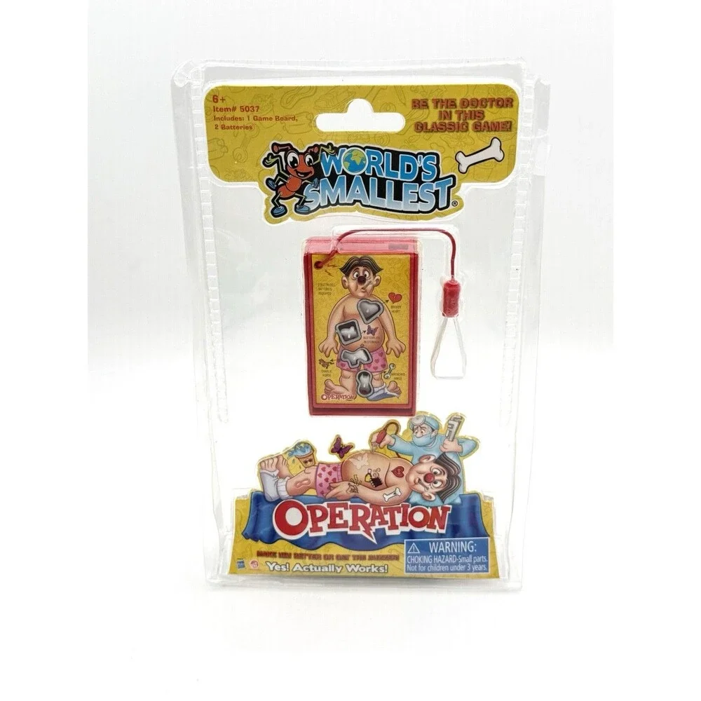 World's Smallest OPERATION Board Game Toy‎ Miniature